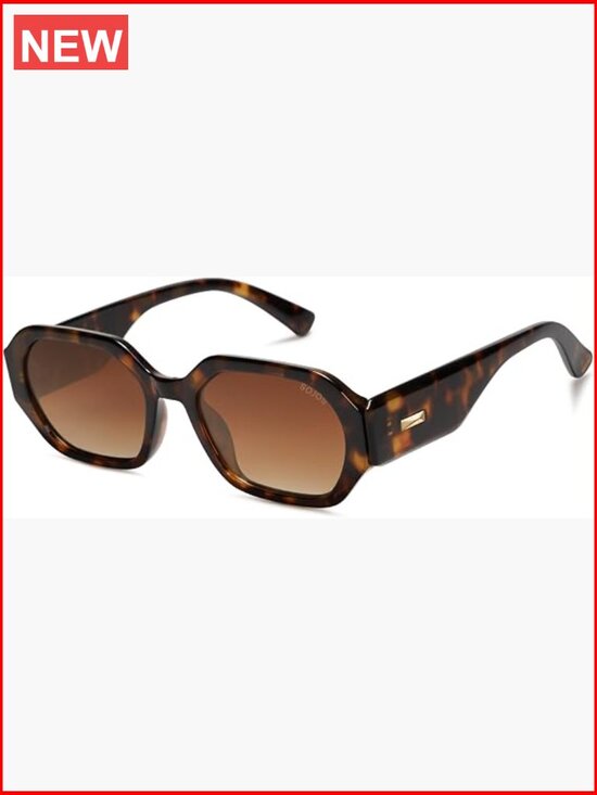 Retro Rectangle Polarized Sunglasses with UV400 Protection main image 5